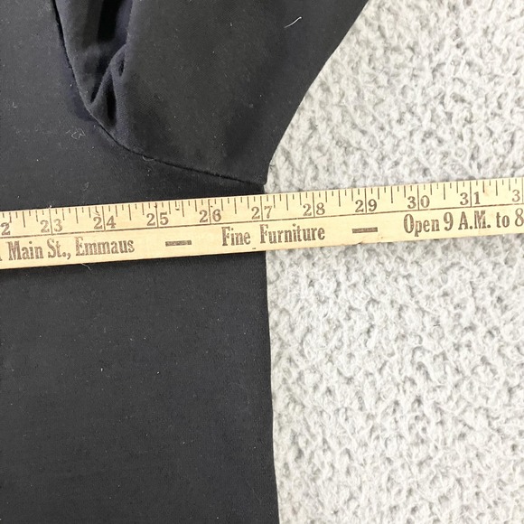 One Bone Shirt Mens Size 3 Black Long Sleeve Crewneck The Biggest Oversized - Picture 5 of 7